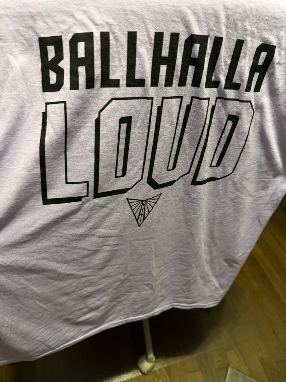 Men’s "Ballhalla Loud" Graphic Tee - Light violet